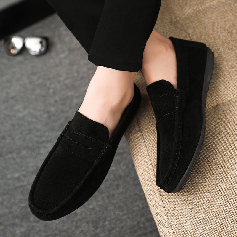 Męskie mokasyny, lekkie i oddy – Suede Loafers Men recenzja i cena