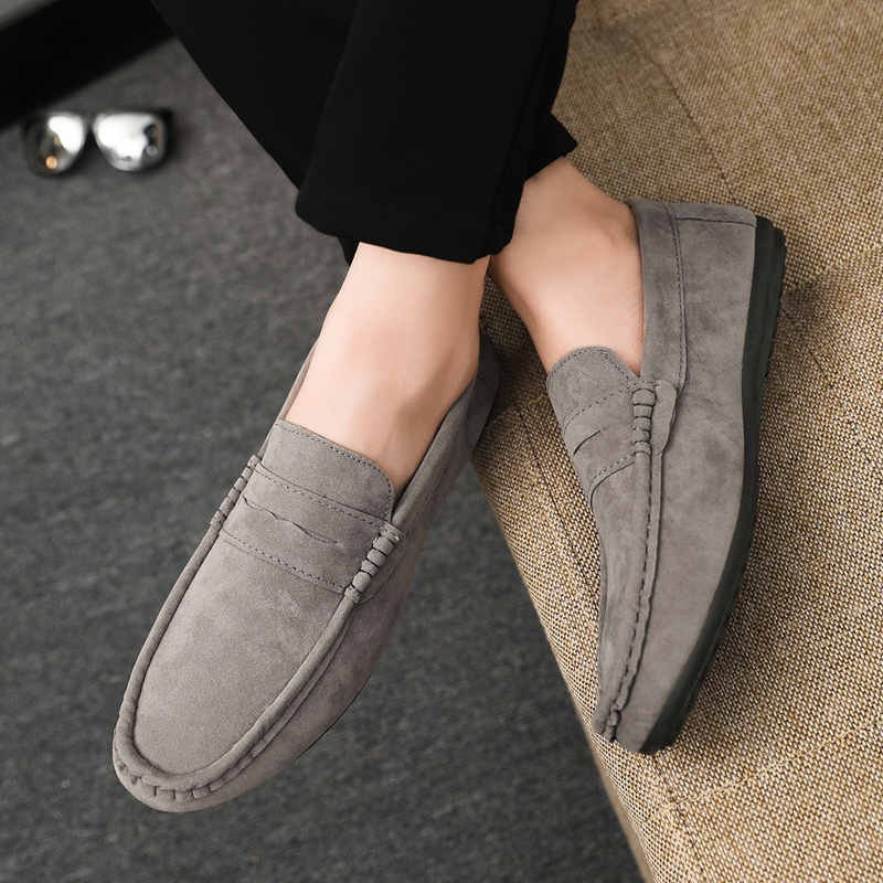 Męskie mokasyny, lekkie i oddy – Suede Loafers Men recenzja i cena
