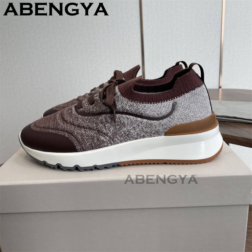 Męskie, wielokolorowe, dzierga – Men'S Fashion Loafers recenzja i cena